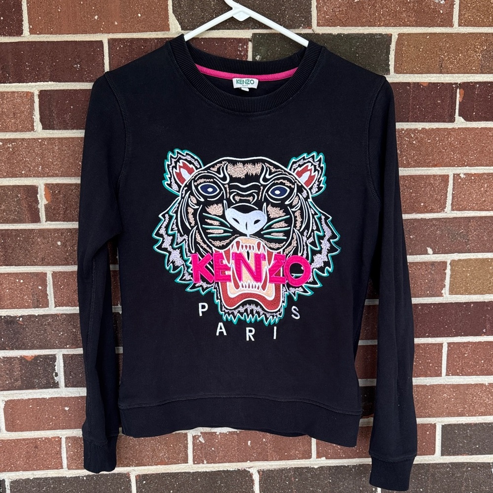 KENZO Paris Black Tiger Sweater